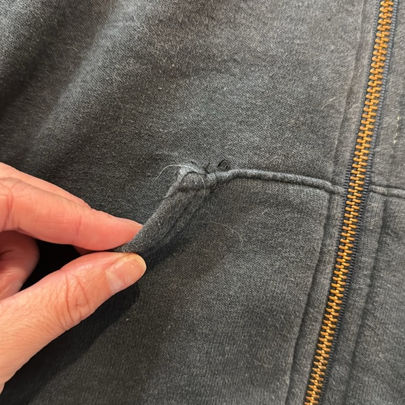 AN blue 5 stripe hoodie - Picture 3 of 3